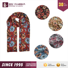 HEC 2016 New Designed Product Fashion Cheap Price Floral Printed Scarf and Shawl